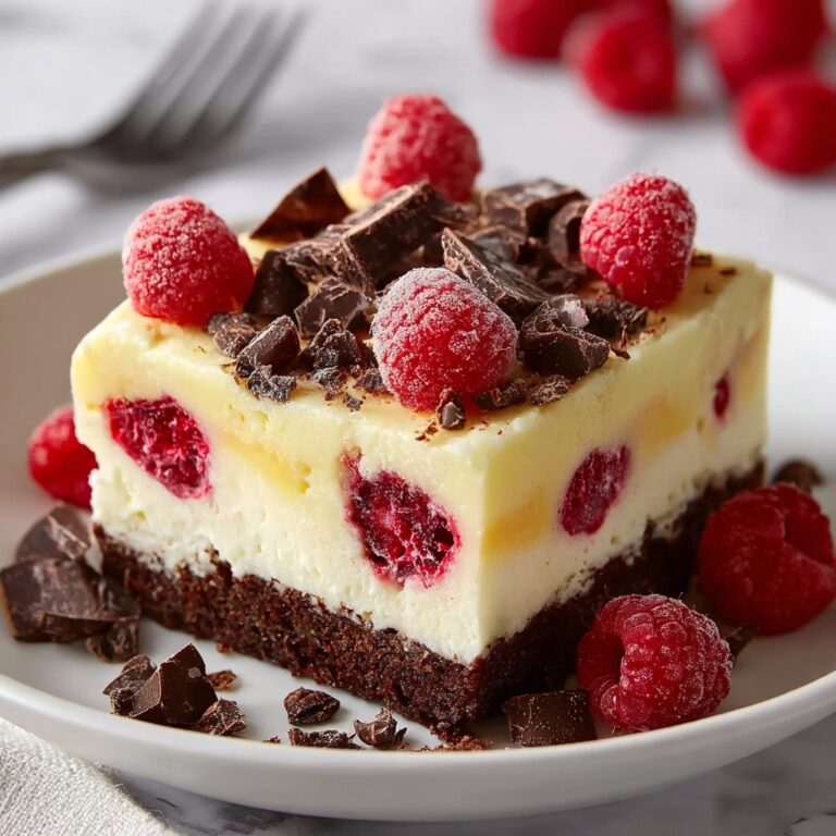 White Chocolate Raspberry Traybake Recipe