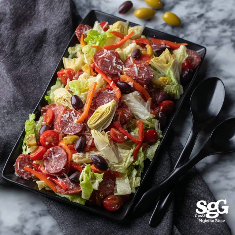 Antipasto Salad with Red Wine Vinaigrette Recipe