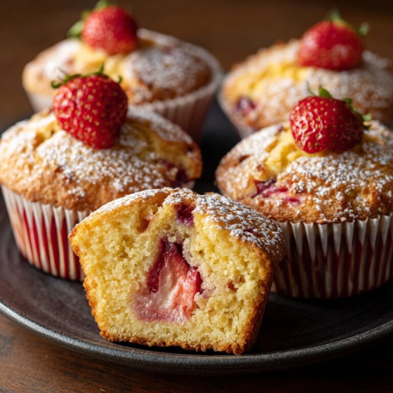 Fresh Strawberry Muffins Recipe