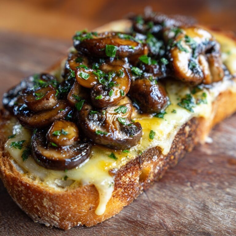 Mushroom and Gruyère Crostini Recipe