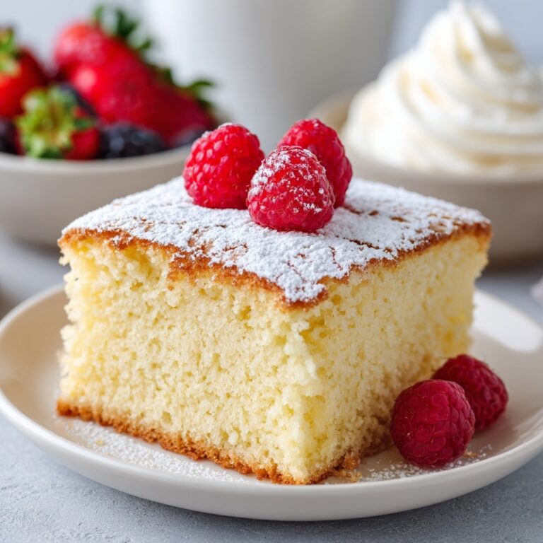 Hot Milk Cake Recipe