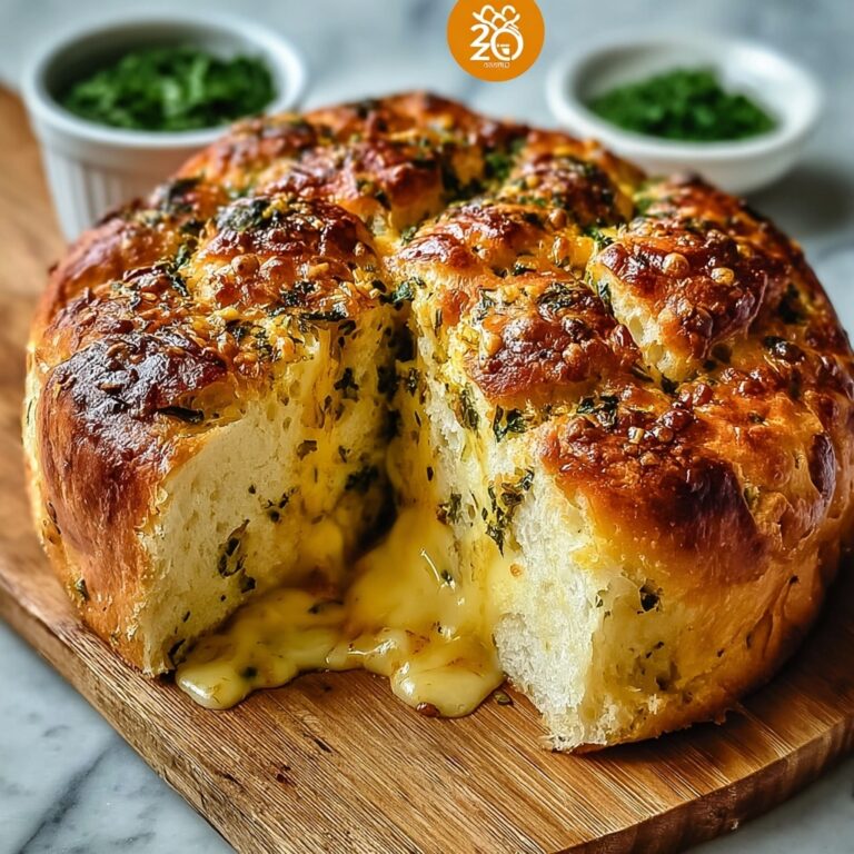 Indulgent Swirled Garlic Herb and Cheese Bread Bliss Recipe