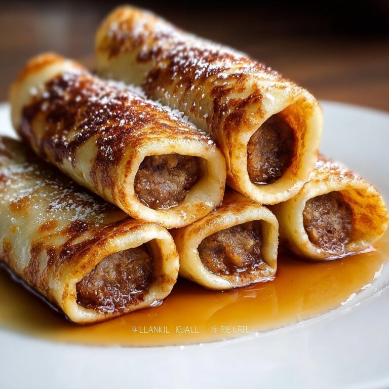 Sausage French Toast Roll-Ups Recipe