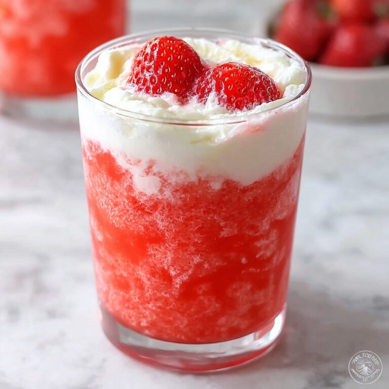 Sparkling Strawberry Float Recipe