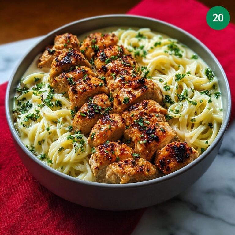 Indulgent Garlic Butter Chicken Bites with Spicy Cajun Pasta Recipe