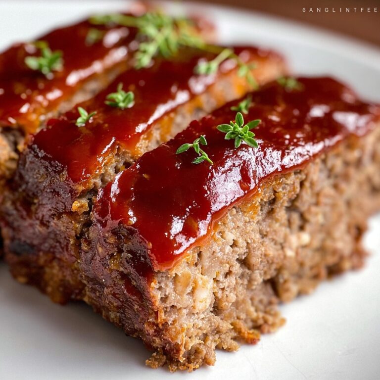 Classic Meatloaf with Sweet and Tangy Glaze Recipe