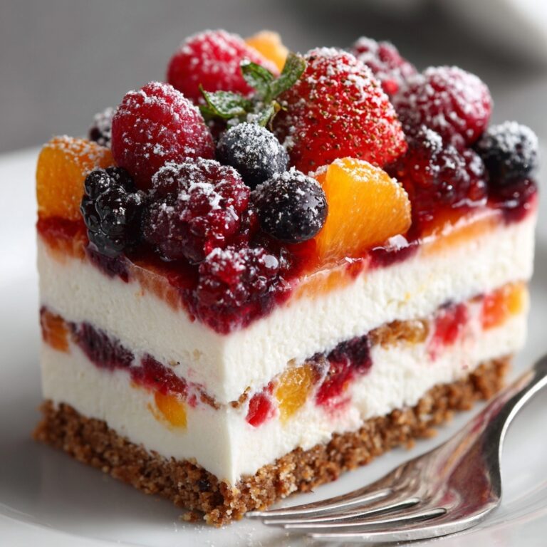 Mixed Fruit Cheesecake Recipe